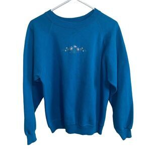 Vintage hanes embroidery alaska crewneck sweatshirt